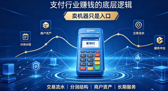 星驿付POS揭秘：支付行业赚钱